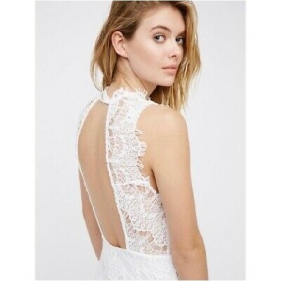 Free People Cora Daydreamer Lace Dress in White Sz. Large NWT - Picture 2 of 13